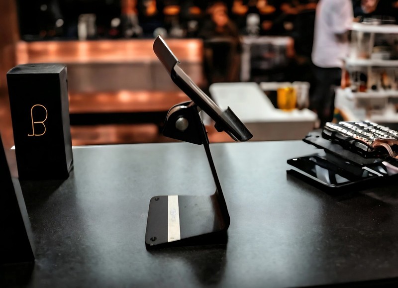 POS System NCR Silver Point of Sale IPAD or TABLET Magnetic Stand Black Silver gallery