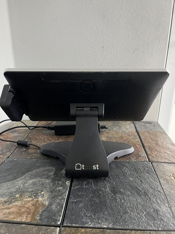 Toast Flex TT200 POS System Single Display w/ Power Supply & Stand FACTORYRESET gallery