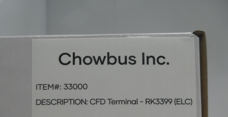 Chowbus 10.1" Tablet Customer Facing Display Terminal - RK3399 gallery