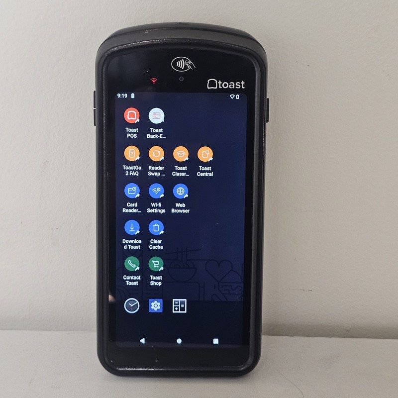 Toast Go 2 Handheld POS Tablet Mobile Computer Device TG200 read desc.