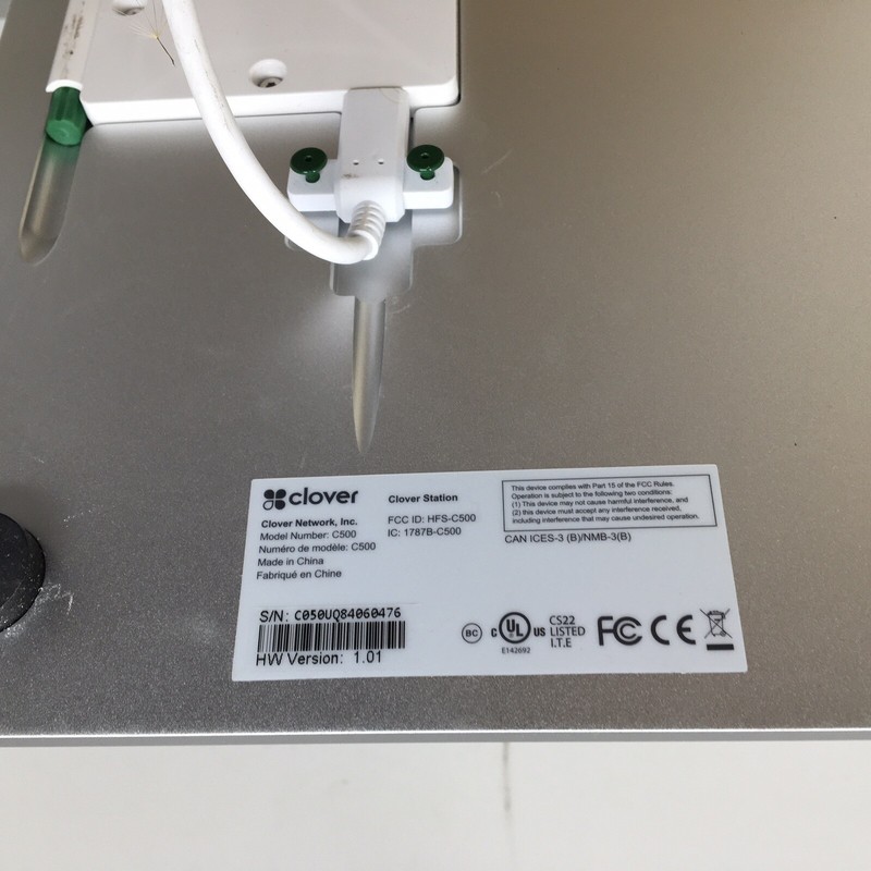 READ - Clover C500 H500 P550 Station POS Point of Sale System No Power Supply gallery