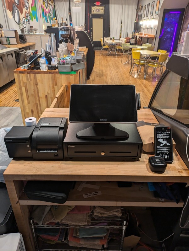 New Toast POS System W/ Hand Held