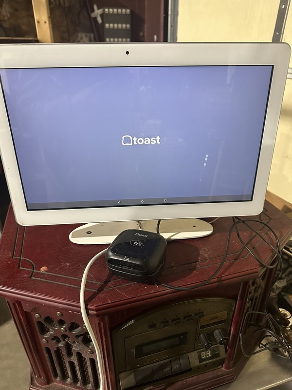 Toast POS Touch Screen Pads With Card Reader Power On Not Fully Tested gallery