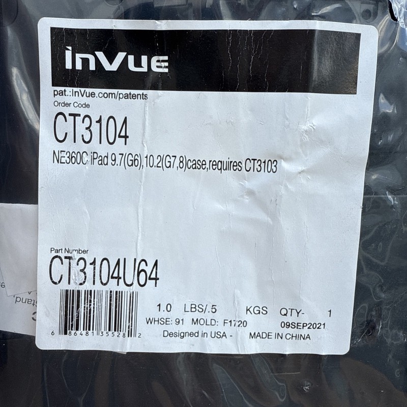 InVue NE360C Tablet Case For Select Apple iPad Models - Cable Assembly CT3104 gallery