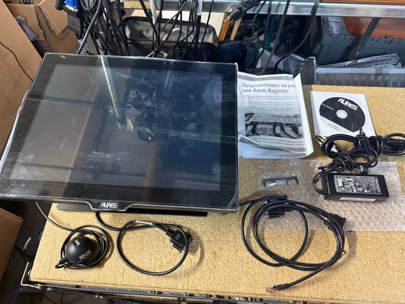 Aures YUNO-BASE 151-BLACK-II ART-03520 POS Touch Screen POS System NEW OPEN gallery