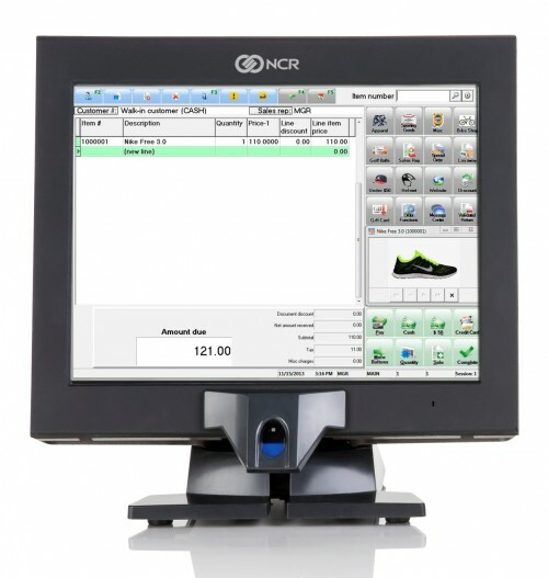 NCR P1530 (7754) 15″ POS Terminal W/Biometrics & MSR, WIN 10 Loaded