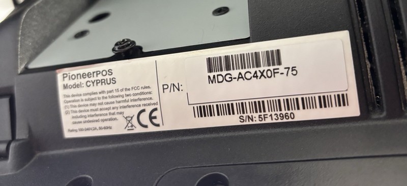 FullCount/PioneerPOS Cyprus 15" S-Line Point of Sale W/integrated EPSON printer gallery