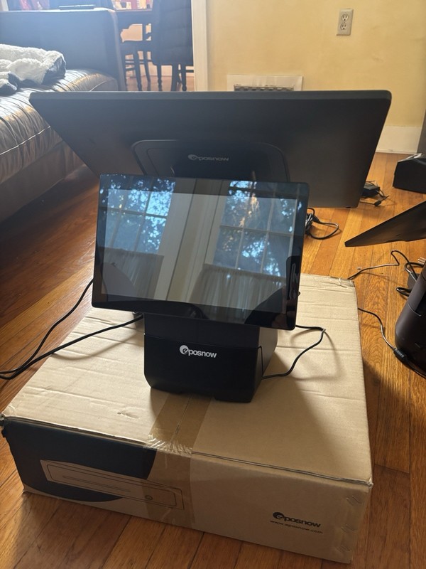 EPOSNOW POS System Full Set (2 Registers, 2 Printers, 2 Scanners, 1 Cash Drawer) gallery