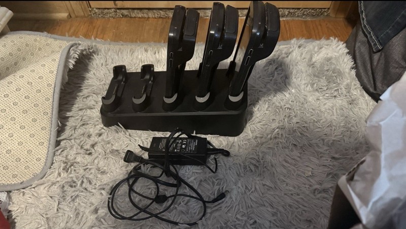 Toast DTC100 Go charging Station 3x TG100 Handheld POS Devices Power cord Tested