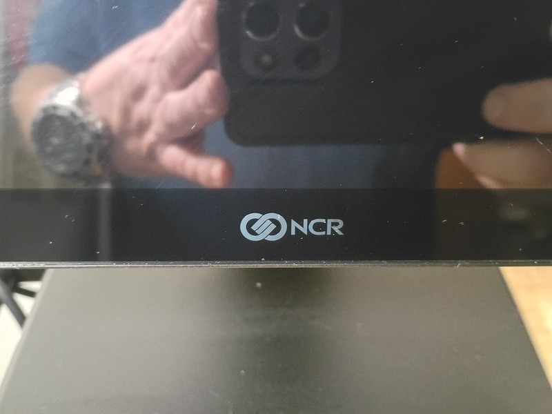 NCR RealPOS XL10W 5910-0000-9090 10.1" Touchscreen POS Monitor w/ Stand & Cables gallery