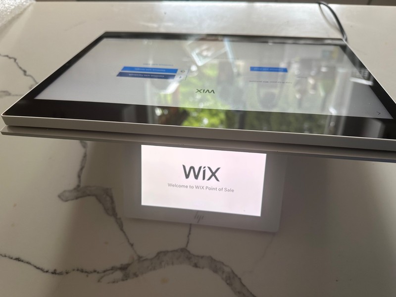 Wix.com HP POS system retail, white, 15.6 in gallery