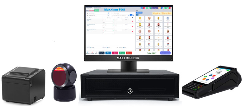 Complete POS System Bundle - with CLOUD POS/ERP gallery