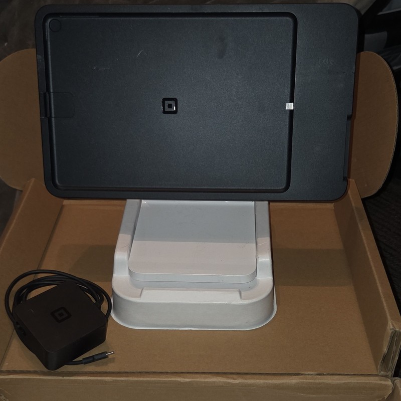 Square POS Register System Terminal with Stand and Power Adapter