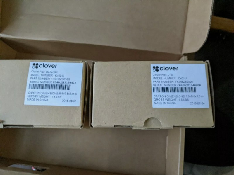 READ Clover Flex POS Point of Sale Complete Portable Charger NEW C403 Wireless gallery