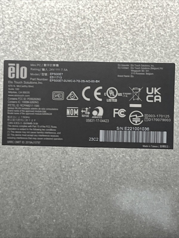 ELO POS Mini PC EPS00E7 gallery