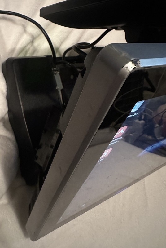 💰Posiflex Pos Windows 10/ 2 Screens W/Charging Base ~ Fast Shipping~ gallery