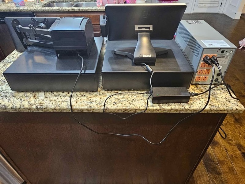 Toast Flex TT200 Point of Sale System w/ Toast Tap, Drawer, Printer, Pwr Backup gallery
