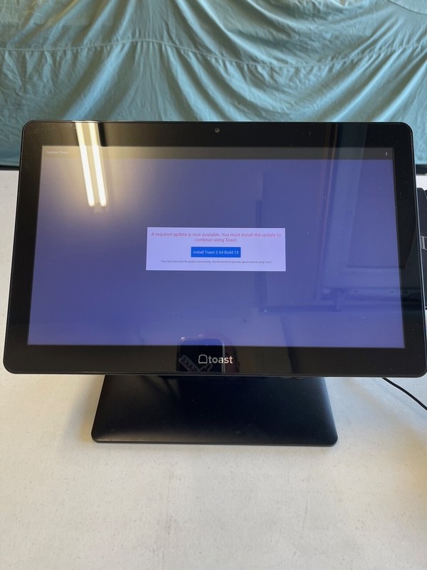 Toast Flex TT200 POS Point of Sale System Touch Screen w Credit Card Swiper gallery