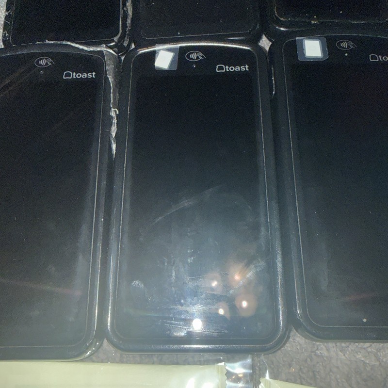LOT Of 6 Toast Go 2 POS Handhelds With Extras Untested As Is See Description gallery