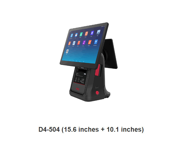 iMin D4-504 POSTRON – 15.6 inch + 10.1 inch dual screen + built-in printer (NEW)