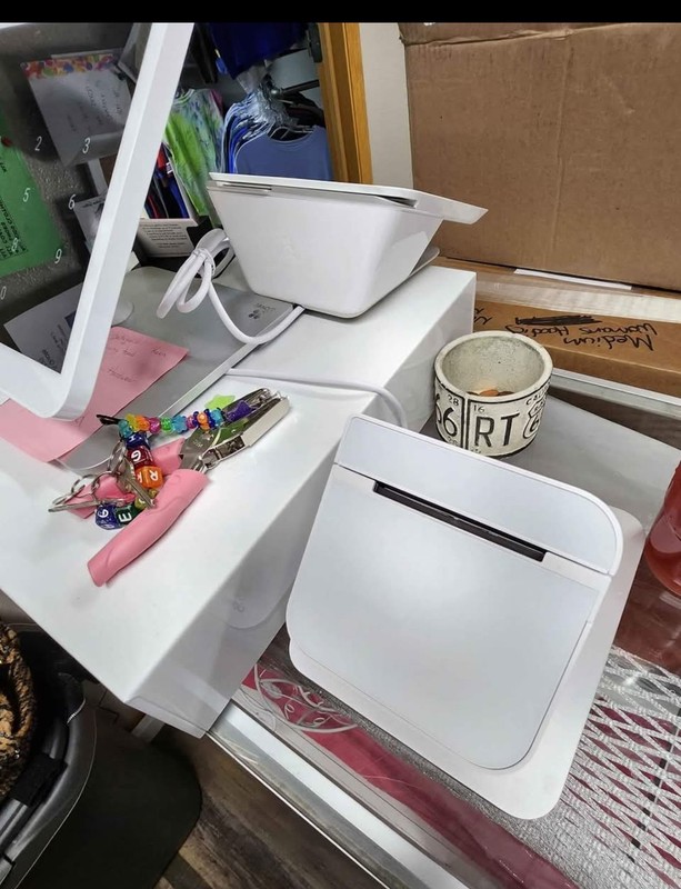 Clover POS System Touchscreen plus the Terminal Cash Drawer andReceipt Printer