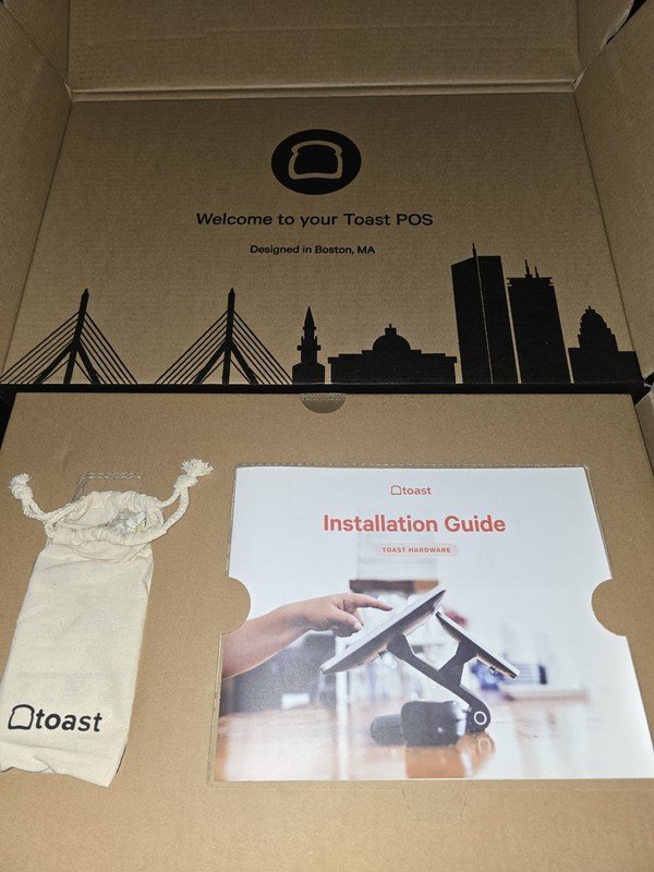 Toast POS Data Processing Machine Kit w/ Installation Guide Model TT203 gallery