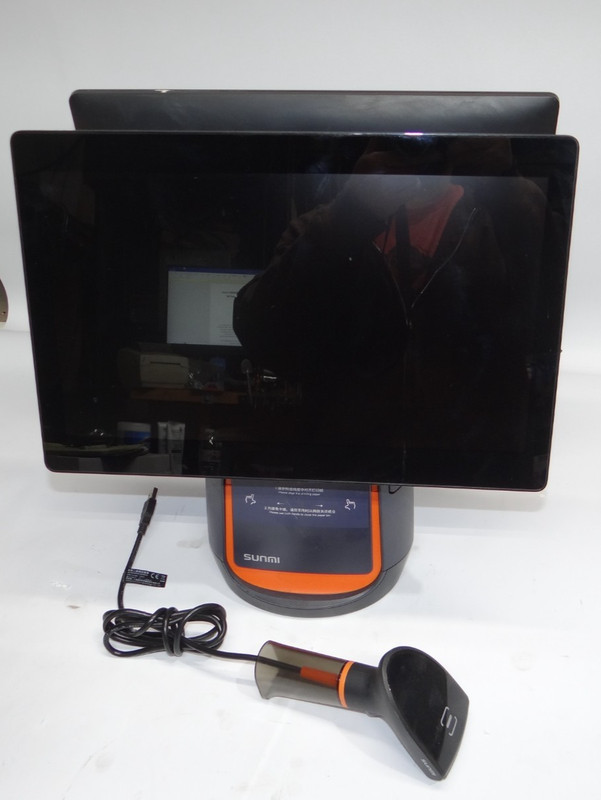SUNMI DESKTOP POS SYSTEM L1563 T2s 15.6″ – NO POWER ADAPTER