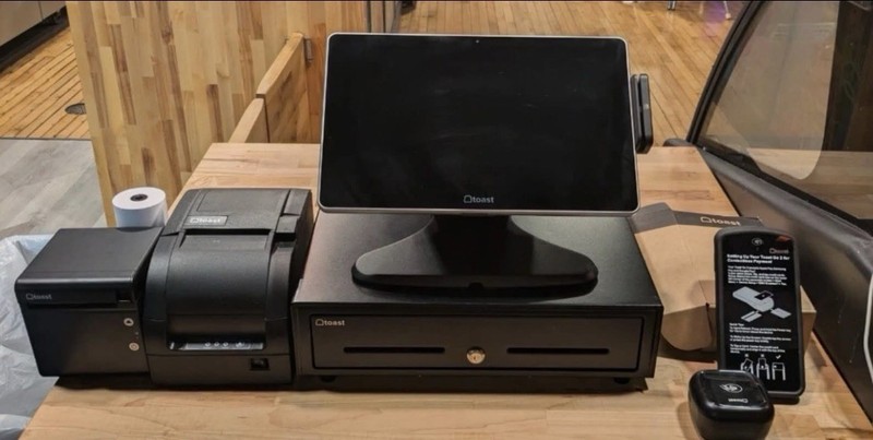 FULL Toast POS System Bundle Terminal, Cash Drawer, Receipt Printer, Card Reader
