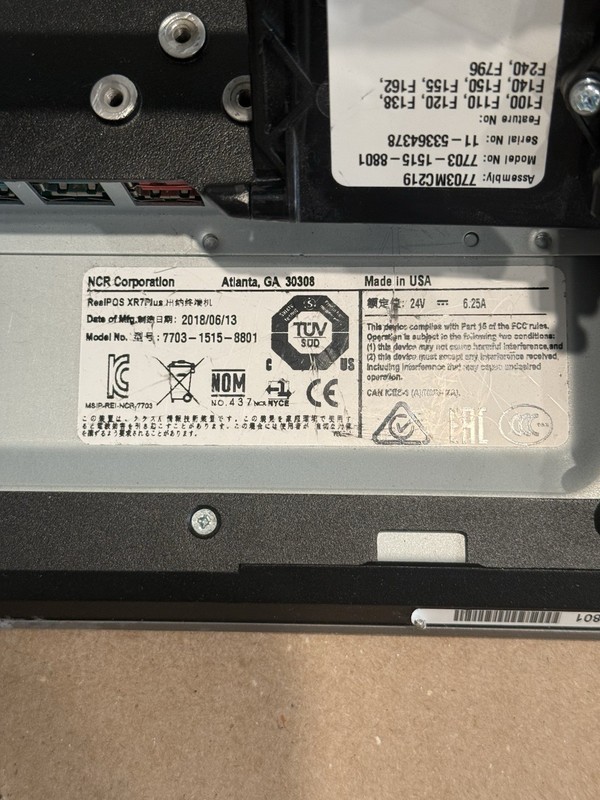 Lot of 3-(2)NCR 7703-1515-8801 REALPOS XR7PLUS & (1) ReaIPOSXR7 7702- 2215- 8801 gallery