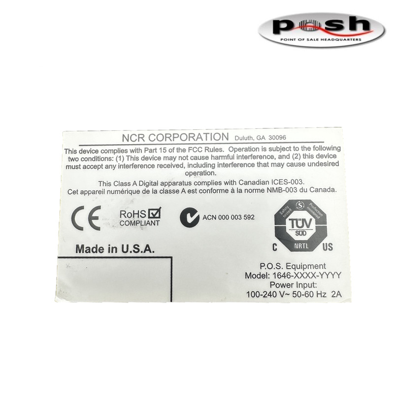 NCR 1646 POS Power Control Module 100-240V POS Model: 1646-XXXX-YYYY gallery
