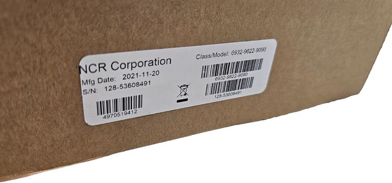 NCR 6932-9622-9090 105 Key RealPOS Keyboard, 3/4 Size, Wired, Retail gallery