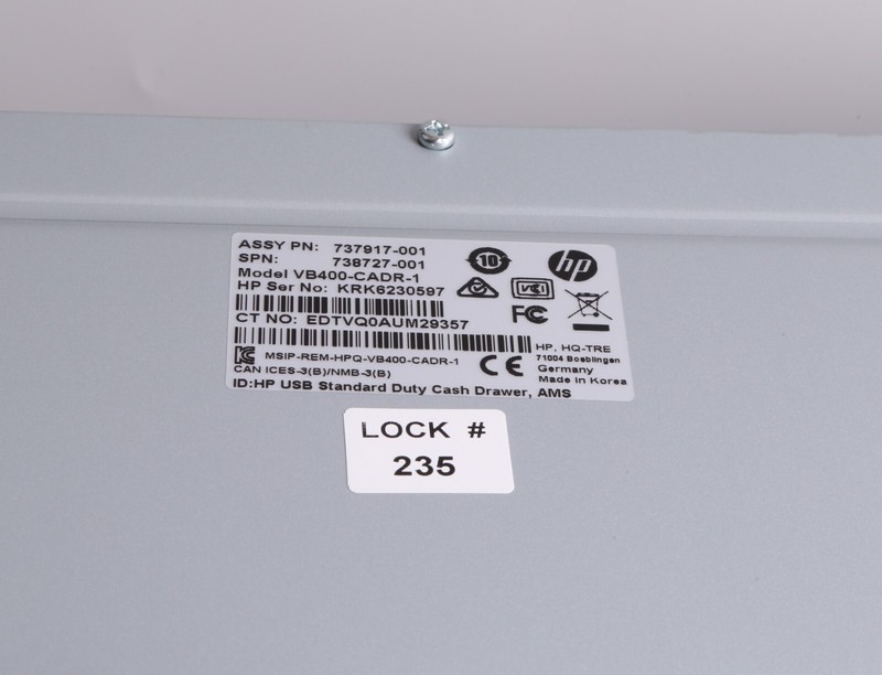 HP USB Standard Duty Cash Drawer (New), 737917 gallery