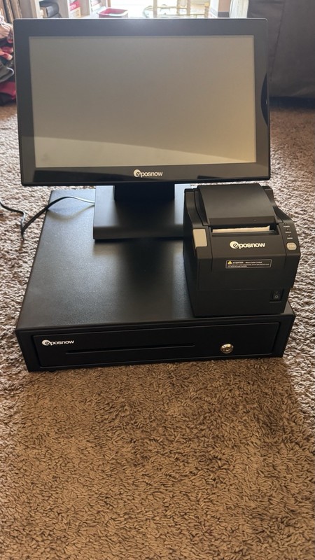 EPOSNOW POS System with Cash Drawer and Printer