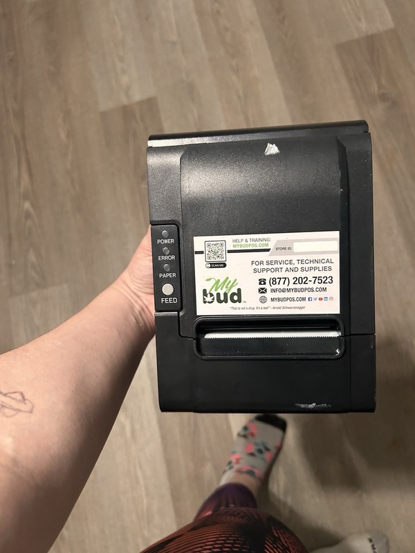 MyBud POS System Touchscreen Terminal Receipt Printer Barcode Scanner gallery