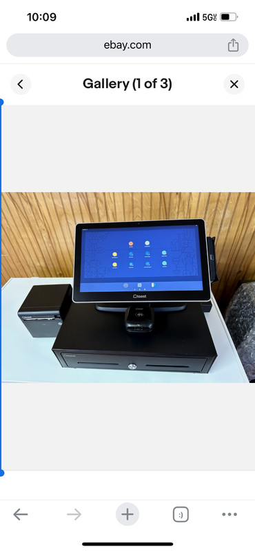 Toast Flex Touch Screen POS System with Cash Drawer, Printer and Power outlet