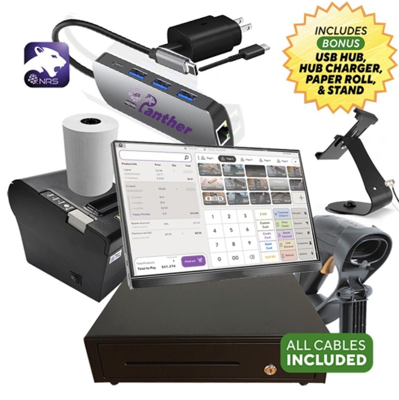 NRS Panther Point of Sale System Tablet | Must set up Merchant Account