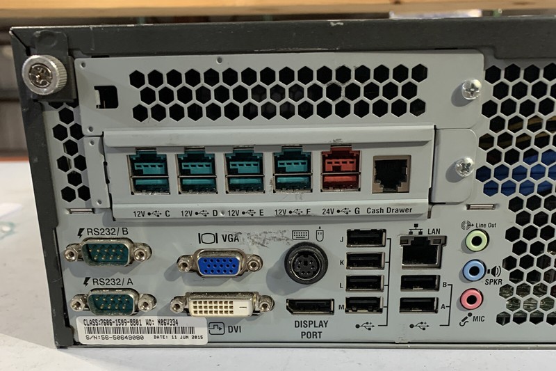 NCR 7606-1509-8801 Retail Terminal Intel Core-i3 2120, 3.3 GHz, 4GB DDR3 1033MHz gallery
