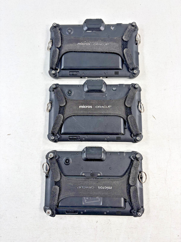 Lot of 15 Micros Oracle DT317CR Mobile POS Ruggedized Tablet With 2 Docks gallery