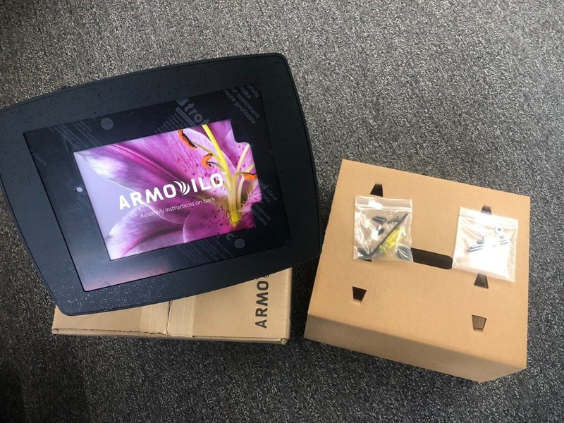 Armodilo Original Sphere Point of Sale Housing - IPad or Android Tablet - Black