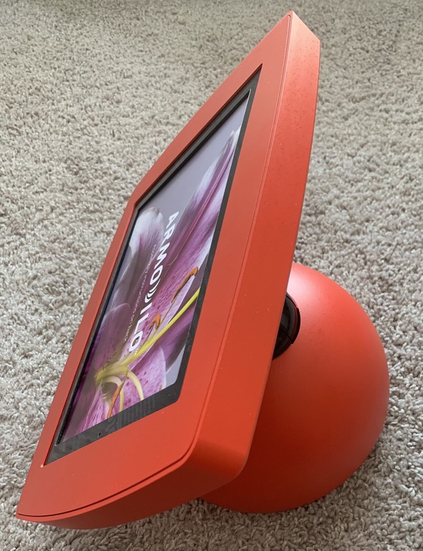 Armodilo Original Sphere Point of Sale Housing - IPad or Android Tablet - Red gallery