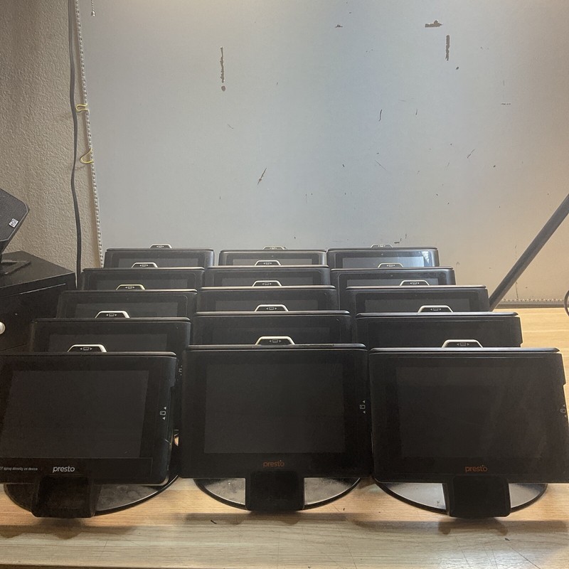 ELACARTE PRESTO A3 POINT-OF-SALE POS SYSTEM/LOT OF 2 / JUA875 gallery