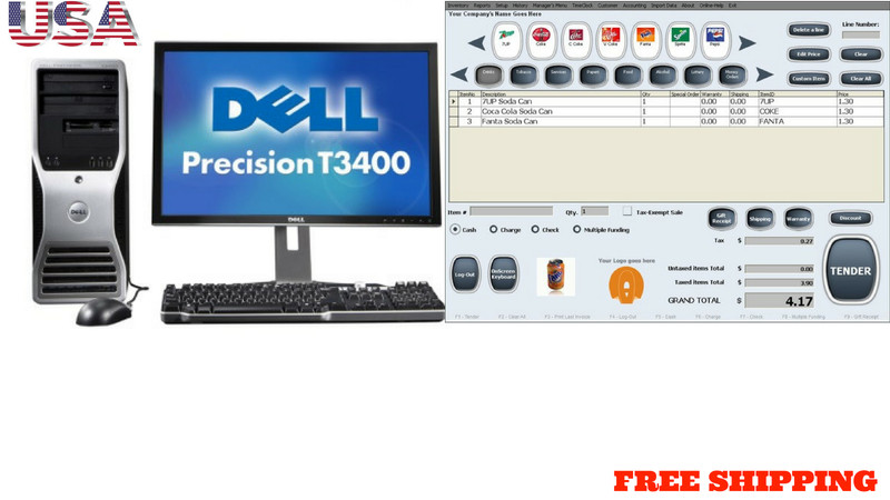 Low price Full POS all-in-one Point of Sale System Combo Kit Retail Store USA