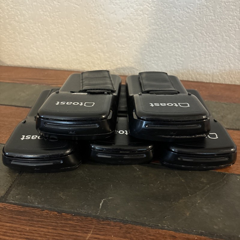 Lot of 5 Toast Go 2 Handheld POS Tablets TG200 with Chargers gallery
