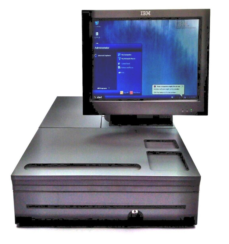 IBM SurePOS 500 POS 15″ Resistive Touchscreen System with Drawer 4852-E66