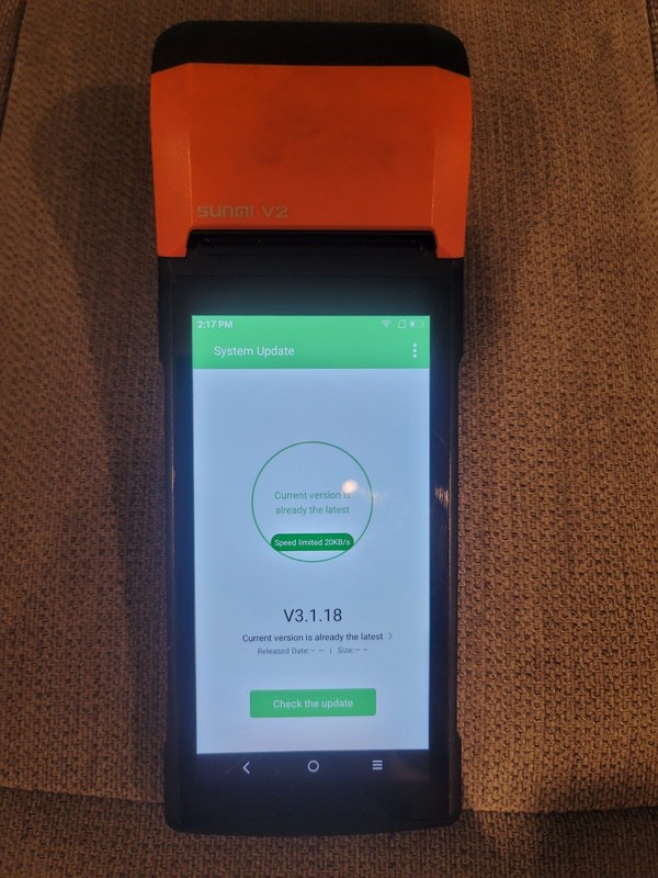 Sunmi Mobile T5940 V2s Wireless Data POS System Bundle Used Great Condition gallery