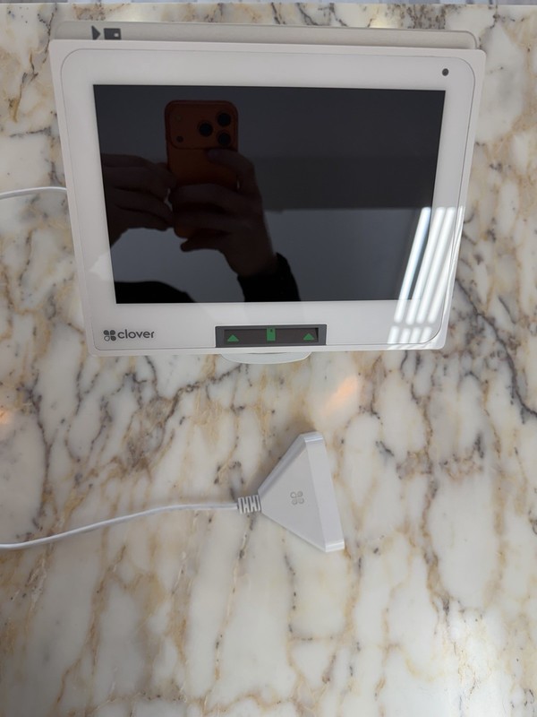 Clover Retail POS System Complete Setup with Stand and Power Adapter
