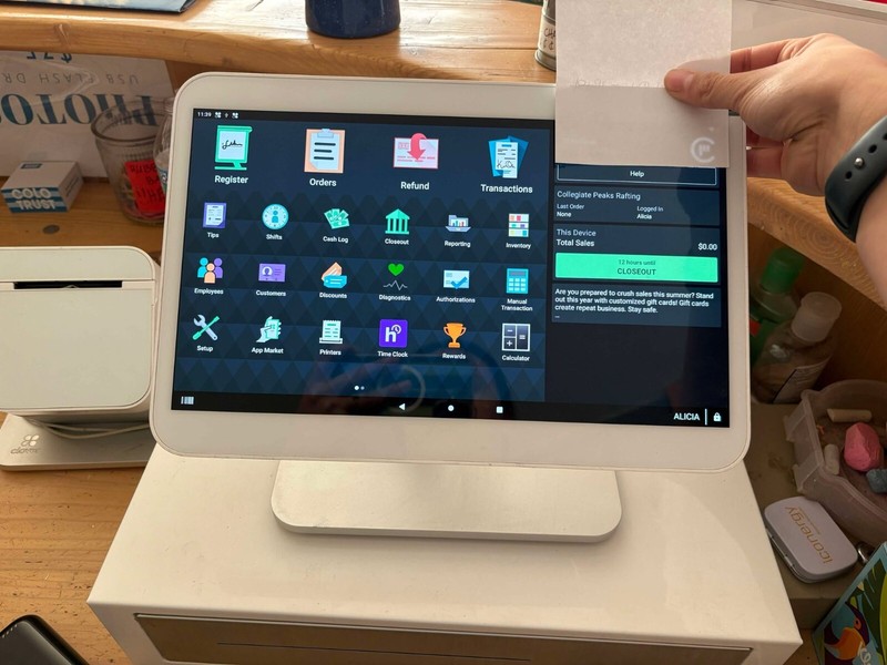 Clover POS System. Complete gallery