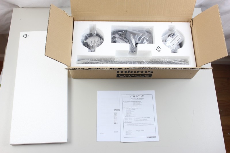 New Micros Oracle LCD Customer Display w/ 18" Pole & Cable 700827-028