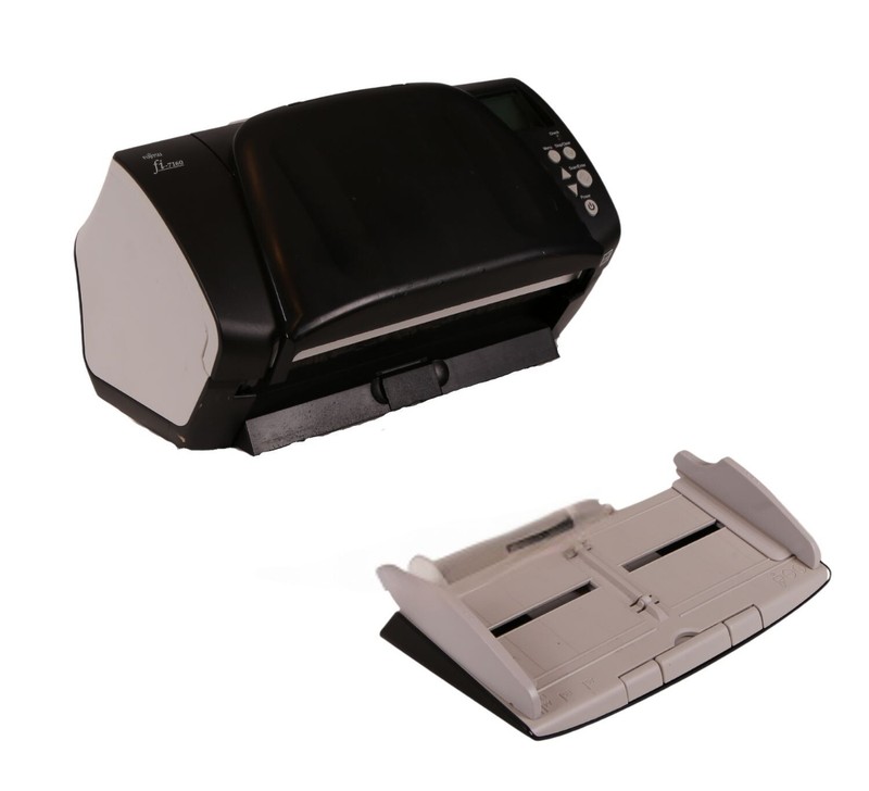 Fujitsu fi-7160 Duplex Sheet-Fed Document Scanner, Black with Power Supply