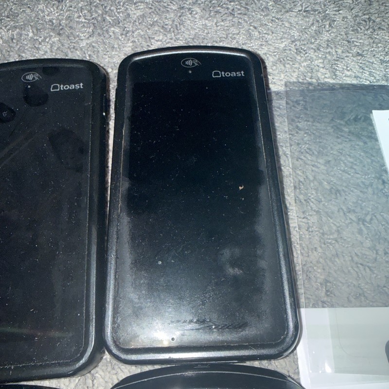 LOT Of 6 Toast Go 2 POS Handhelds With Extras Untested As Is See Description gallery